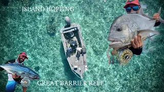 GT and Tuna Fly Fishing - Top Water - Island Hopping - Great Barrier Reef