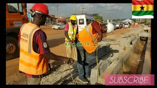 KUMASI ABUAKWA DUAL ROAD PROJECT  IN GHANA 🇬🇭🇬🇭🇬🇭🇬🇭