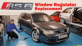 How To: Replacing AUDI C5 RS6 Window Regulator!