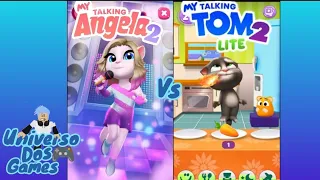 my talking angela 2 vs my talking tom 2 lite gameplay 2024