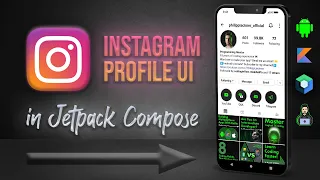 Instagram Profile UI in Jetpack Compose - Android Studio Tutorial