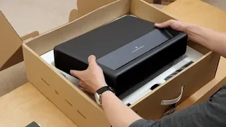 Xiaomi Mijia 4K Laser Projector Unboxing, Setup & Settings