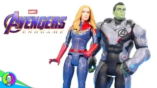 "HULK AND CAPTAIN MARVEL" Avengers Endgame Figure Reviews | Hasbro Basic