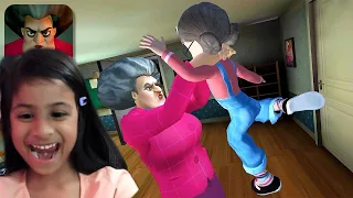Scary Teacher 3D SPECIAL Christmas CHAPTER - Gameplay With Monica Let's Play Scary Teacher 3D