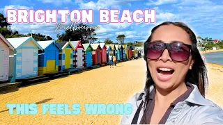 Exploring Brighton Beach | ARE THE ICONIC BATHING BOXES WORTH THE TRIP? | Melbourne Vlog 2023
