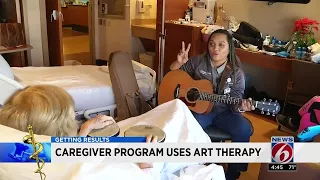 Art therapy allows caregivers to spend devoted self-care time