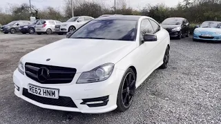 **2013 MERCEDES-BENZ C250D AMG SPORT COUPE** WALK AROUND WWW.QCARS.CO.UK