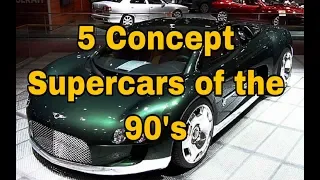 Top Crazy Supercar Concepts From The 90’s