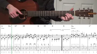 Michelle by The Beatles (Fingerstyle Tab)