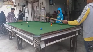 Home made snooker table