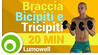 Esercizi per le Braccia con Pesi - Bicipiti e Tricipiti a Casa