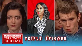 Triple Episode: Boyfriend Denies Fatherhood, But Begged For It | Paternity Court