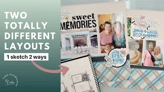 Different Ways to use Sketches | Stenciling | Stamping| CDT Collab | Process Video