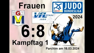 Judo Bundesliga Frauen  Kampftag 1 KGJMV vs VFLStade