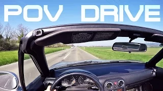 Mx-5 Miata NA POV Drive | Top Up + Down + Accelerations