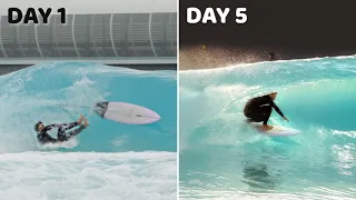 Surfing my First BARREL at this Wave Pool - is it Easier than the Ocean?