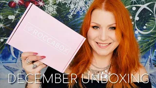 ROCCABOX DECEMBER BEAUTY SUBSCRIPTION UNBOXING - MY 1ST BOX IN OVER A YEAR !