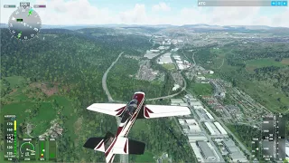 [MSFS 2020] Cardiff to Brecon Beacons. Emergency landing on a mountain.