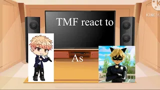 TMF react to Jake as Cat Noir part 1 (gift for @RosyClozy)