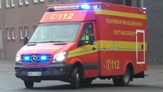 [Wachausfahrt] RTW 1/83-1 Berufsfeuerwehr Wilhelmshaven