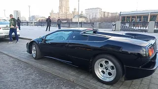 Lamborghini Diablo VT Roadster 1994 1-го поколения на улицах Москвы  20 марта 2021