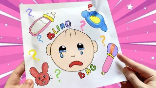 👶🏻🍼Baby Blind Bag Paper ✨ ASMR ✨ Unboxing paper diy