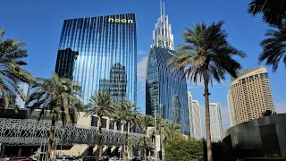 Dubai Walk & Bus Ride: Downtown Dubai to Al Barsha 1 via Al Quoz Al Khail Gate 1 (02.14.'24: 4K-UHD)