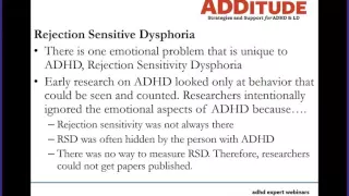 Emotions and ADHD: On Shame, Guilt, and Rejection Sensitive Dysphoria (with William Dodson, M.D.)