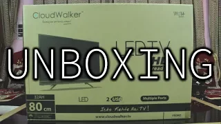 CloudWalker Spectra 32 inch HD Ready LED TV | Unboxing Of Cloudwalker TV | Best Entry Level LED TV?