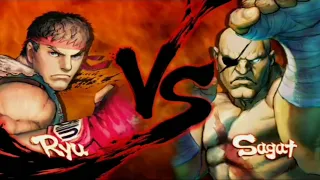 Street Fighter IV Champion Edition "RYU vs SAGAT" - Best-of-Seven Arcade Normal Fight!