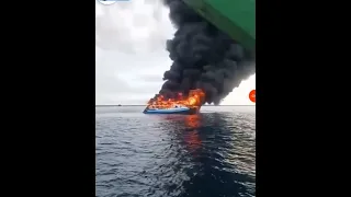 Seven passengers perished when fire broke out on a vessel bound for Real, Quezon on Monday,