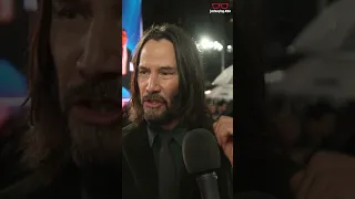 Keanu Reeves talks about training for training for John Wick 4