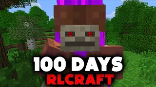 A PRO Survives 100 Days in RLCraft...Here's What Happened