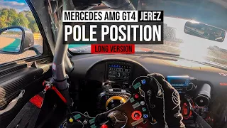 DRIVER'S EYES | MERCEDES AMG GT4 ONBOARD | POLE POSITION | LONG VERSION