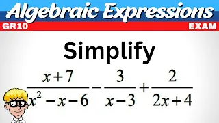 Simplify Grade 10 Algebraic Expressions