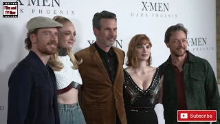 X-Men: Dark Phoenix screening with Sophie Turner, Michael Fassbender, Jessica Chastain, James McAvoy