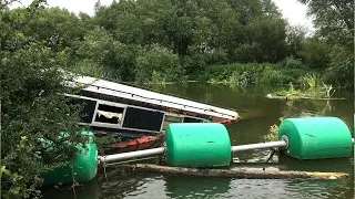 Sunken narrowboat, caught in a lock and no moorings (unbelievable last day on the River Avon)