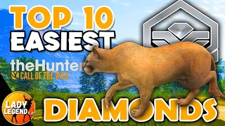 TOP 10 EASIEST DIAMONDS in Call of the Wild 2023!!!