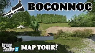 “BOCONNOC” FS22 MAP TOUR! | NEW CORNISH MOD MAP! | Farming Simulator 22 (Review) PS5.