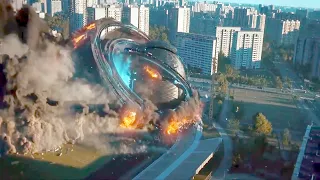 Biggest Spaceship Crash Scene Ever