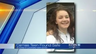 Missing Camas teen back home with family