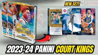 🔥WE HIT A WEMBY!!🔥 2023-24 Panini Court Kings Basketball Hobby Box Review x2