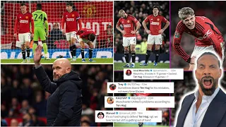 TEN HAG OUT ! 😡 MAN UNITED FANS ANGRY REACTIONS TO NEWCASTLE UNITED DESTROYED MANCHESTER UNITED |EFL