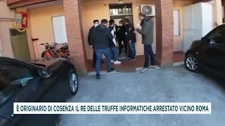 È ORIGINARIO DI COSENZA IL RE DELLE TRUFFE INFORMATICHE ARRESTATO VICINO ROMA