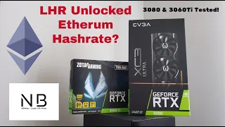 LHR 70% ETH Hashrate Unlock with NBMiner!? Testing on 3080 & 3060Ti!