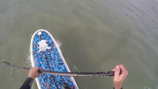 Sup surfing small swell [Hayling island]