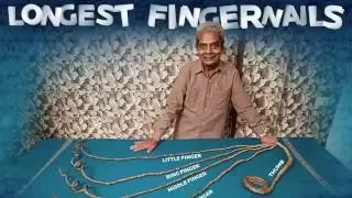 Longest fingernails on a single hand ever  Guinness World Record   YouTube 1080p