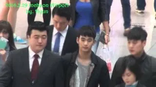 직캠) 2014.3.29  Incheon Airport - 김수현. 태국 다녀올께요! ( by. Hyun )