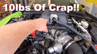 LSA Supercharger on a C5 Corvette how I set up the Intercooler Part 7