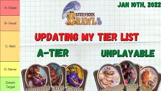 Storybook Brawl January 2022 Tier List Update | Storybook Brawl | Tier List